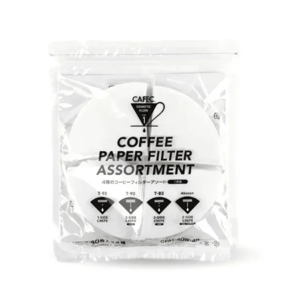 Cafec Paper Filter Assortment (4x40 pcs)